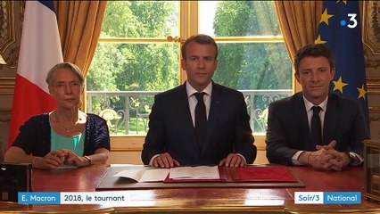 2018, une année mouvementée pour Emmanuel Macron