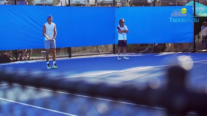 ATP - Brisbane 2019 - Rafael Nadal est bien arrivé à Brisbane et déjà à l'entrainement