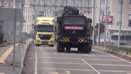 Suriye Sınırına Askeri Sevkiyat