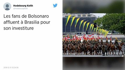 Brésil. Les fans de Bolsonaro affluent à Brasilia pour son investiture