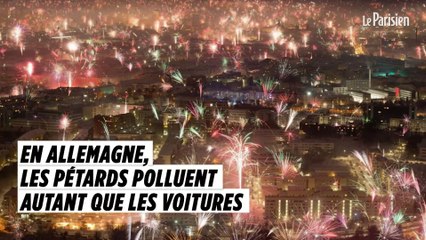 En Allemagne, les pétards polluent l’atmosphère à chaque Nouvel An