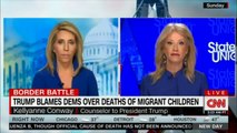 Donald Trump blames DEMS over deaths of migrant children. #DEMS #DonaldTrump #News #CNN