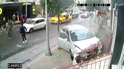 Akılalmaz olay! Dehşet dolu anlar kamerada