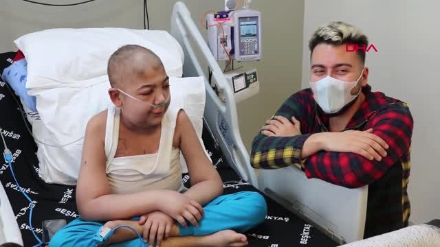 Bursa Lösemili Adnan'ın İsteği Gerçek Oldu, Youtube Fenomeni Enes Batur Ziyarete Geldi