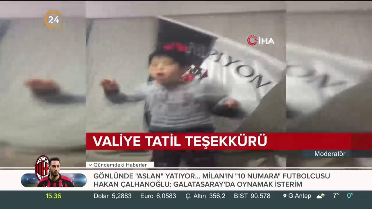 Valiye tatil teşekkürü