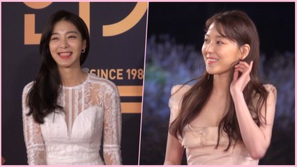 [Y영상] 설인아-조우리, 여신들의 우아한 드래스 자태(2018 KBS 연기대상) / YTN