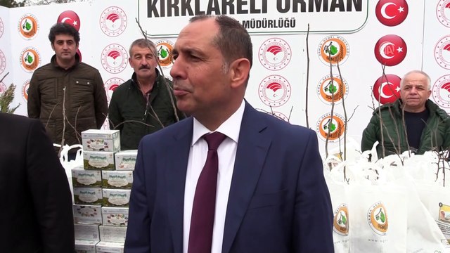 Fidan dikimi teşviki için ücretsiz paket yeşil çay dağıtıldı - KIRKLARELİ