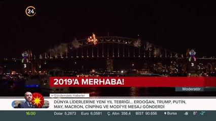 Avustralya yeni yılı karşılıyor