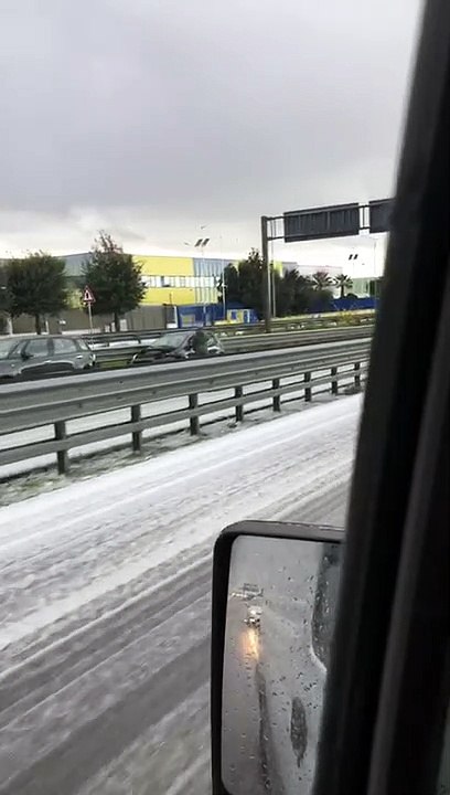 Nevica tra Bari e Bat, incidente