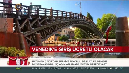 Venedik'e giriş ücretli olacak