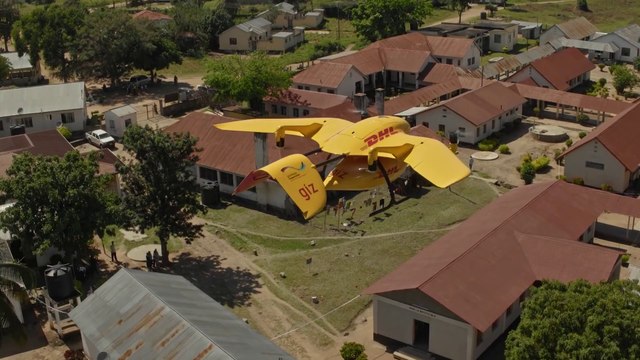 Este dron autónomo de DHL reparte medicinas en Tanzania siete veces al día