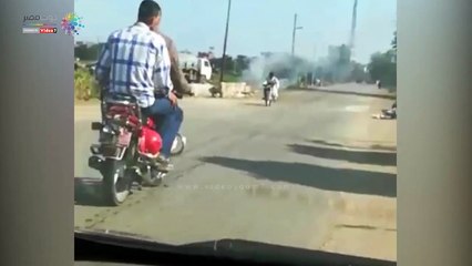 إلقاء مخلفات الصرف الصحى فى ترعة كفر مسعود بالغربية