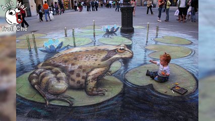 Top 9 most famous street 3D paintings in the world ✔️