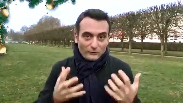 Florian Philippot qui dans les voeux qu'il vient de poster sur le net annonce qu'il souhaite finir 2019 sans Macron à l'Élysée