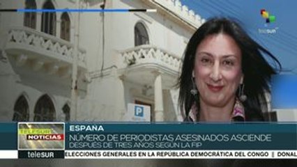 FIP asegura que número de periodistas asesinados ha incrementado