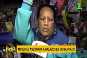 Feminicidio en Lurín: mujer es asesinada a balazos en mercado