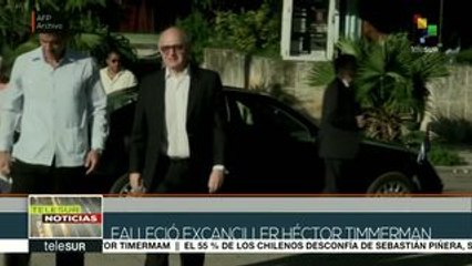 Pdte. venezolano envía solidaridad a familia de excanciller argentino