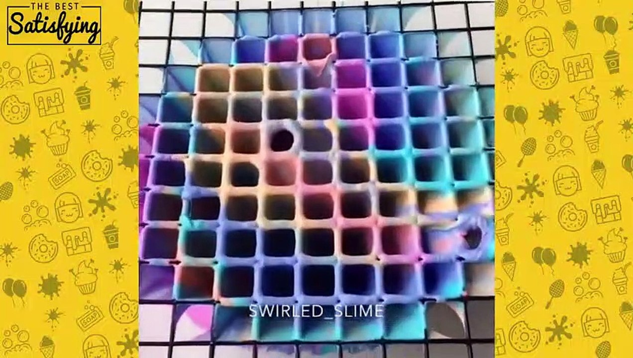 Most Satisfying Crunchy Slime 2018   6