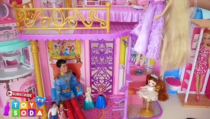 Disney Princess Rapunzel Doll Pink Royal Castle Baby Doll Toy Soda