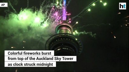 Auckland Fireworks 2019 | New Zealand Celebrates New Year Eve 2019