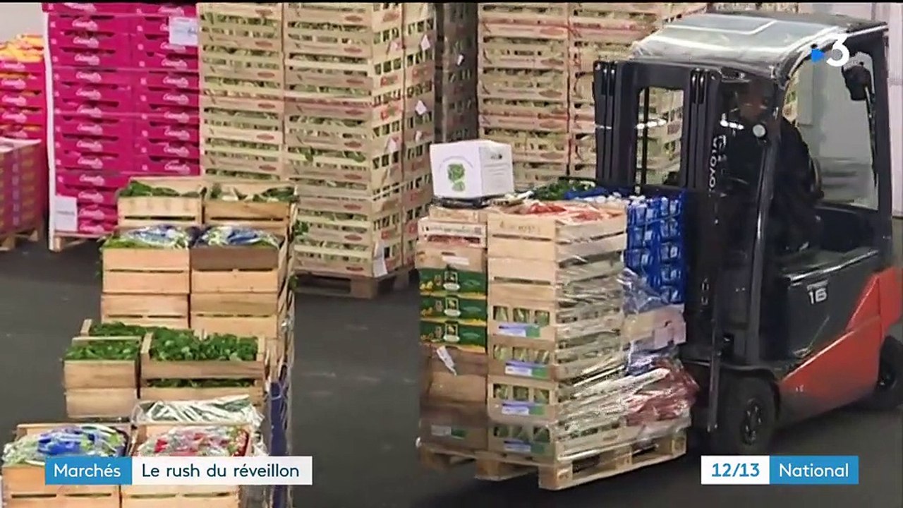 Marché : le rush du réveillon