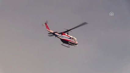 Manisa'da Yılın Son Gününde Havadan Trafik Denetimi