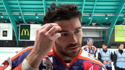 Hockey sur glace Interview Antoine VIGIER 2018-12-22 - Capitaine des Sangliers Arvernes Clermont VS Villard de Lans Division 2