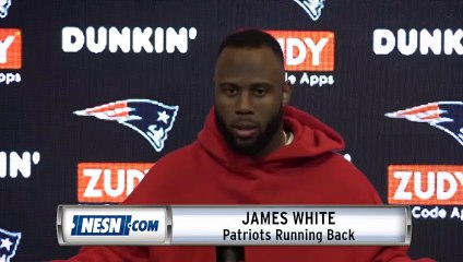 James White On Patriots' Preparation For Playoffs