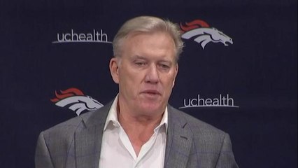 John Elway addresses the firing of Vance Joseph