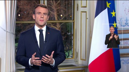 Emmanuel Macron présente ses vœux aux Français pour 2019