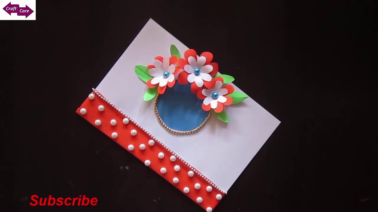 Lovely gift card with paper for best friends / mates / relatives etc. craftcare