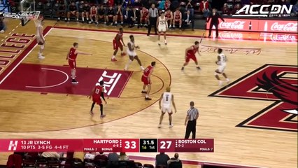 Hartford vs. Boston College Basketball Highlights (2018-19)