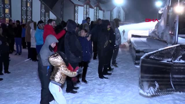 Erzurum Palandöken'de Yılbaşı Coşkusu Doyasıya Yaşandı