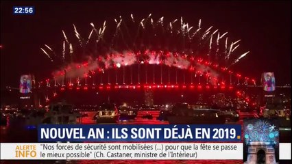 À Auckland, Sydney ou Dubaï, ils sont déjà en 2019