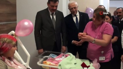 Çorum’da yeni yılın ilk bebeği 'Asel' oldu