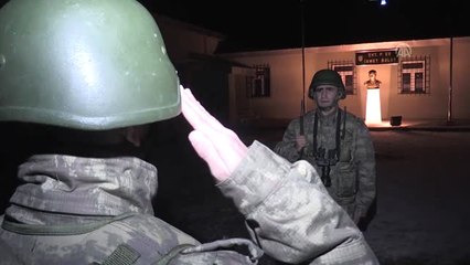 Hudut Kartalları" Yeni Yıla Vatan İçin Elleri Tetikte Girdi