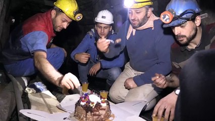 Maden ocağında yeni yılı karşıladılar - ZONGULDAK