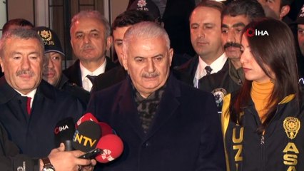 Meclis Başkanı Yıldırım yeni yıla polis memurlarıyla birlikte girdi