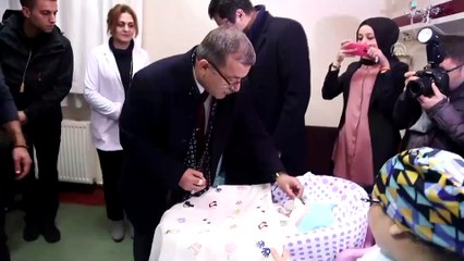 Yeni yılın ilk bebeğine İstiklal şairi 'Mehmet Akif'in ismi verildi - ERZURUM