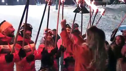 Palandöken'de yeni yıl coşkusu - ERZURUM