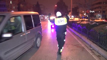 Konya'da Yeni Yılda Trafik Ekipleri Gece Boyunca Alkol Uygulaması Yaptı