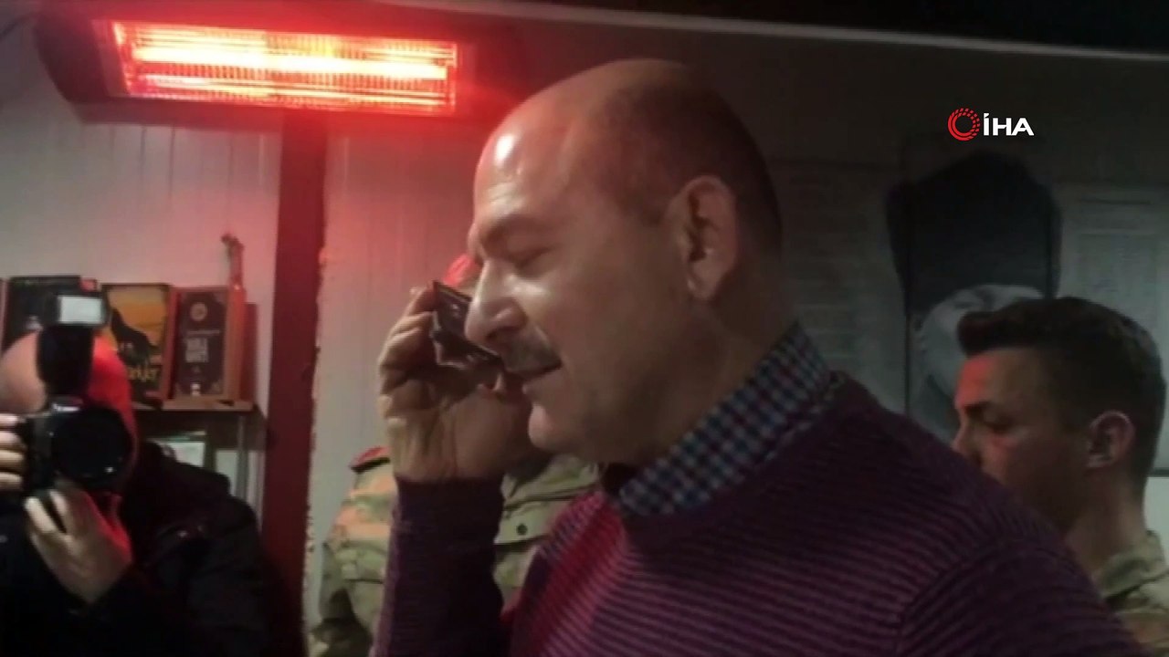 Bakan Soylu yeni yıla askerlerle birlikte girdi