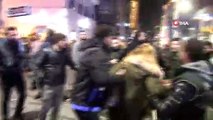 İstiklal Caddesinde meydan kavgası kamerada