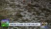 Wickenburg residents surprised to see snow on New Year's Eve