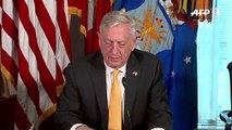 El secretario de Defensa Jim Mattis se despide del Pentágono