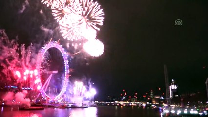 Londra'da yeni yıl kutlamaları
