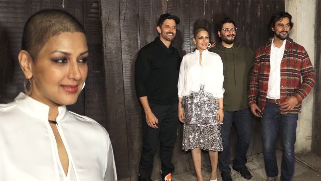 Sonali Bendre & Goldie Behl celebrate New Year with Hrithik Roshan & others ; Watch video |FilmiBeat