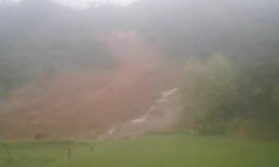 Hujan Deras Seharian, Longsor Timbun Puluhan Rumah di Sukabumi