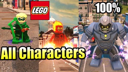 LEGO DC Super Villains ALL CHARACTERS {PS4} part 1