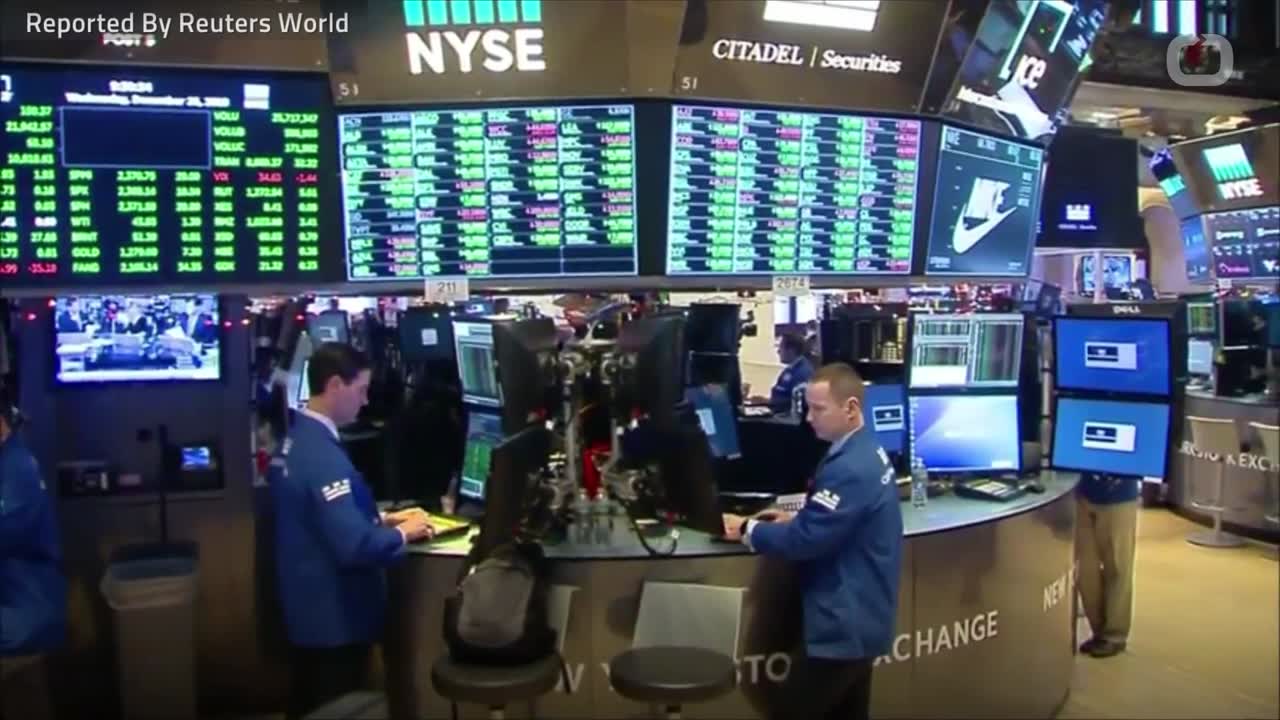 US Stocks End 2018 Trading Lower